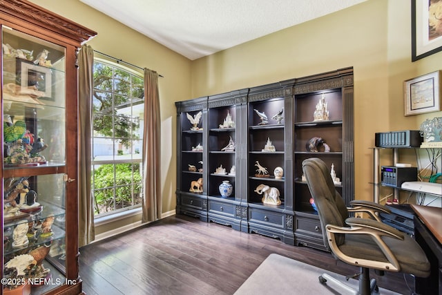 12569 Kernan Forest Blvd, Jacksonville, FL 32225 - office area with wood finished floors