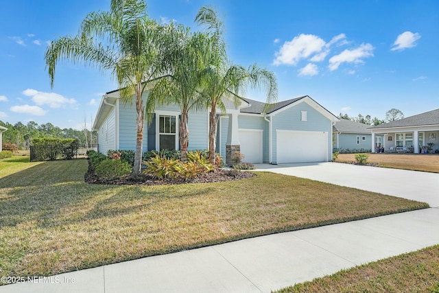 50 Skyline Ln, Saint Augustine, FL 32092 - view of front of property with driveway and a garage