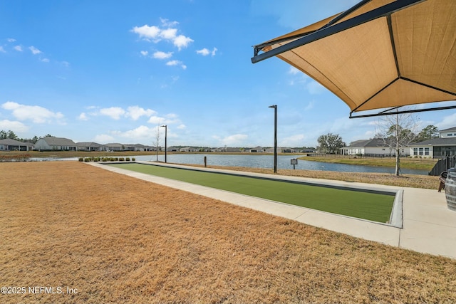 50 Skyline Ln, Saint Augustine, FL 32092 - view of community featuring a bocce ball area, a water view, and a residential view