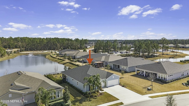 50 Skyline Ln, Saint Augustine, FL 32092 - aerial view of residential area with a nearby body of water