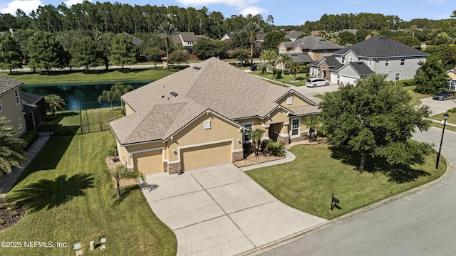 1100 Ashfield Way, Saint Johns, FL 32259 - aerial view of property and surrounding area with a nearby body of water