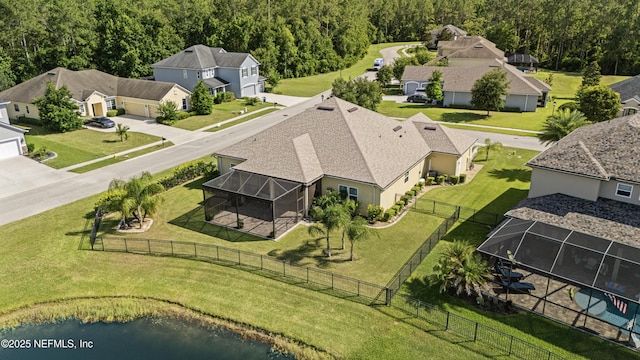 1100 Ashfield Way, Saint Johns, FL 32259 - aerial view of residential area with a large body of water