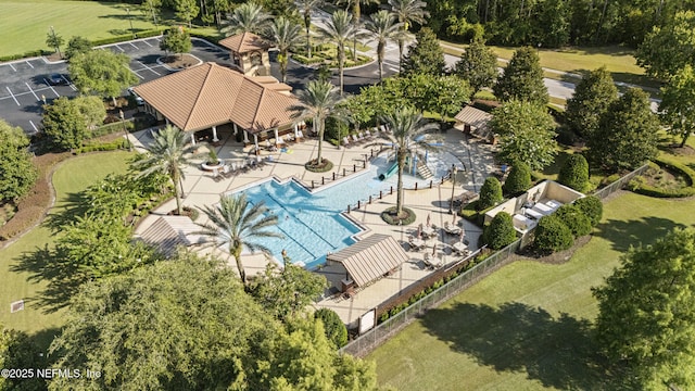1100 Ashfield Way, Saint Johns, FL 32259 - drone / aerial view of a pool area