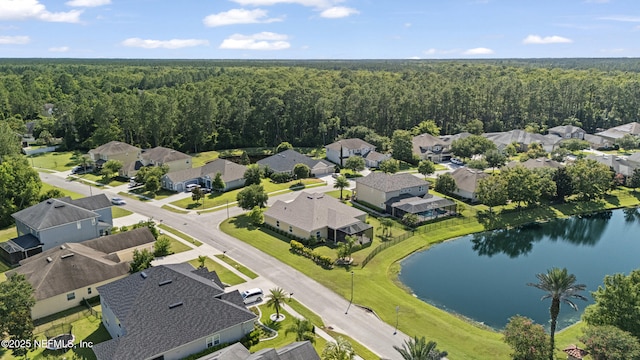 1100 Ashfield Way, Saint Johns, FL 32259 - aerial view of residential area with a forest and a nearby body of water