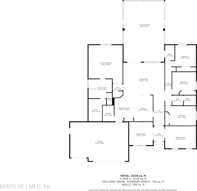 1100 Ashfield Way, Saint Johns, FL 32259 - view of floor plan / room layout