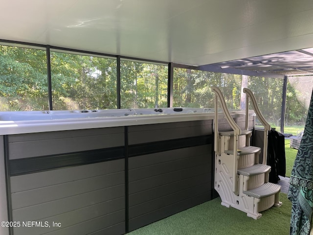 2506 Willow Creek Dr, Fleming Island, FL 32003 - unfurnished sunroom featuring healthy amount of natural light