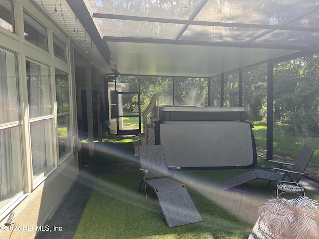 2506 Willow Creek Dr, Fleming Island, FL 32003 - view of sunroom / solarium