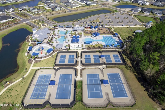 63 Goldcrest Way, Saint Augustine, FL 32092 - aerial overview of property's location with a large body of water and a pool area