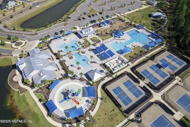 63 Goldcrest Way, Saint Augustine, FL 32092 - aerial view of property and surrounding area featuring a pool