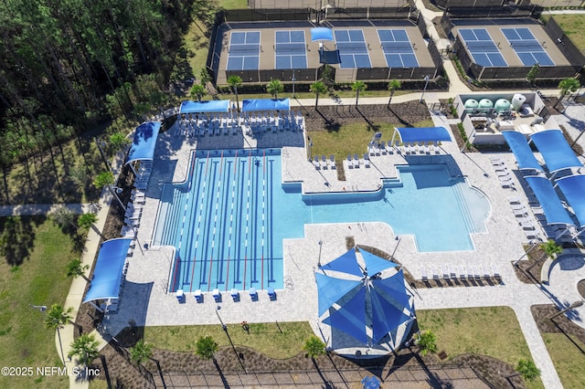 63 Goldcrest Way, Saint Augustine, FL 32092 - drone / aerial view of a pool area