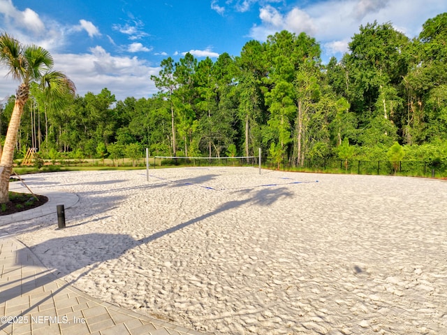 147 Rawlings Dr, Saint Johns, FL 32259 - view of community with volleyball court and a wooded view