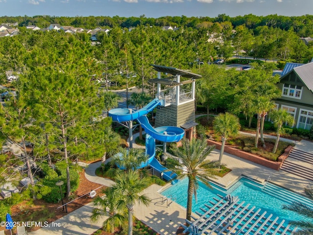 147 Rawlings Dr, Saint Johns, FL 32259 - outdoor pool with a water slide