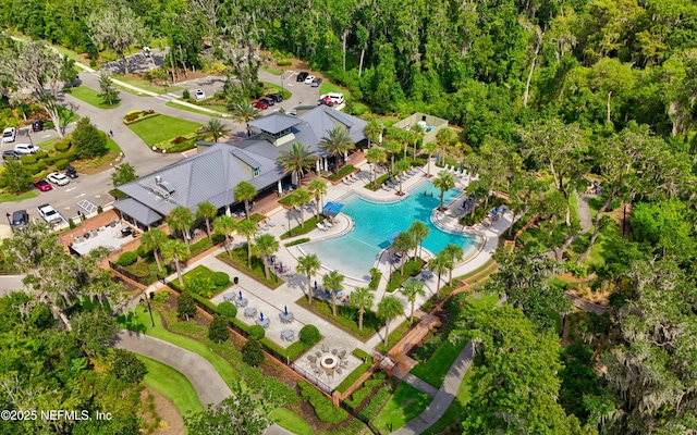 147 Rawlings Dr, Saint Johns, FL 32259 - drone / aerial view of a pool area