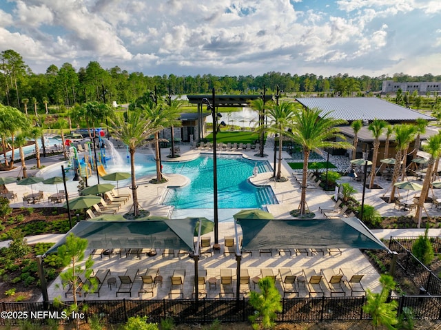 147 Rawlings Dr, Saint Johns, FL 32259 - community pool featuring a patio area