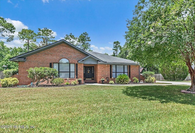 2282 Osceola Forest Ct, Fruit Cove, FL 32259 - single story home featuring a front yard and brick siding