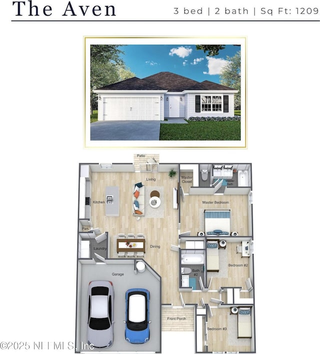2626 Sandra Ln, Jacksonville, FL 32208 - view of room layout
