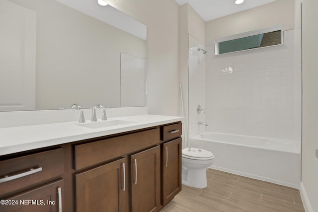 3245 Pipers Way, Green Cove Springs, FL 32043 - full bathroom featuring vanity, shower / bath combination, and wood finished floors
