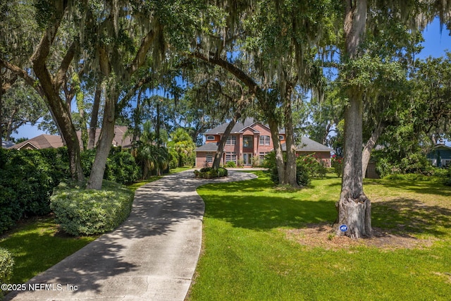 3305 US Highway 17, Fleming Island, FL 32003 - view of front of home featuring a front yard and driveway