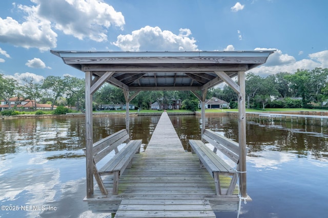 3305 US Highway 17, Fleming Island, FL 32003 - dock with a water view and a gazebo