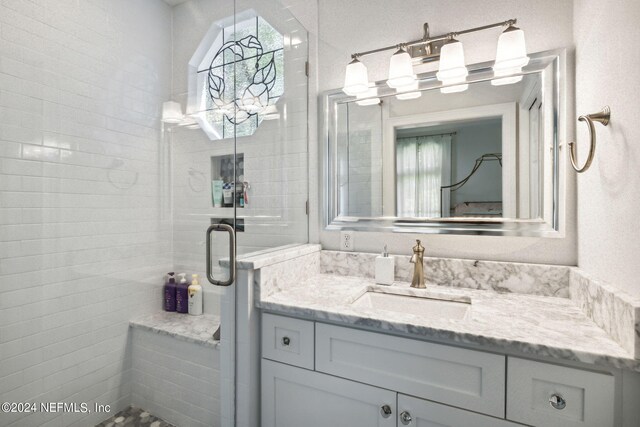 105 Teal Nest Ct, Ponte Vedra Beach, FL 32082 - full bath with vanity and a shower stall