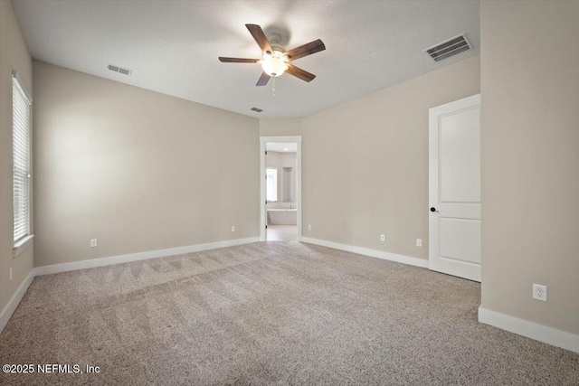 305 Seahill Dr, Saint Augustine, FL 32092 - carpeted empty room with ceiling fan and baseboards