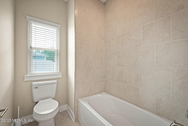 305 Seahill Dr, Saint Augustine, FL 32092 - full bathroom featuring toilet and tile patterned floors