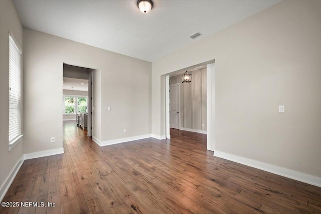 305 Seahill Dr, Saint Augustine, FL 32092 - unfurnished room with hardwood / wood-style floors and baseboards