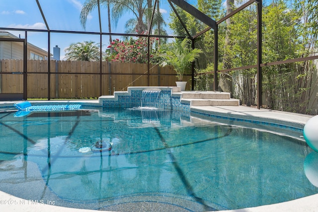 253 Bell Branch Ln, Saint Johns, FL 32259 - view of pool with a lanai