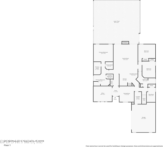 253 Bell Branch Ln, Saint Johns, FL 32259 - view of floor plan / room layout