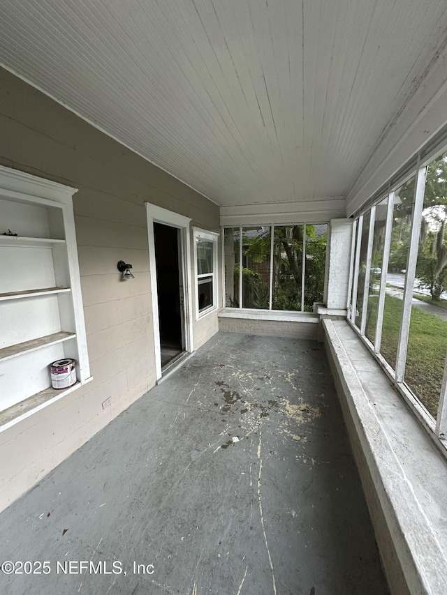 104 W 33rd St, Jacksonville, FL 32206 - view of unfurnished sunroom