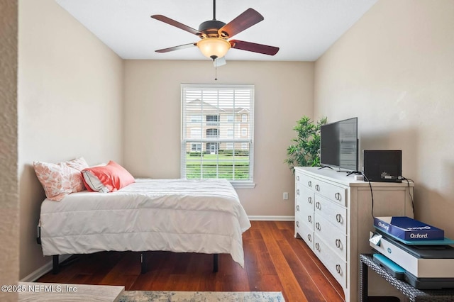 7990 Baymeadows Rd Unit 1003, Jacksonville, FL 32256 - bedroom featuring wood finished floors and a ceiling fan
