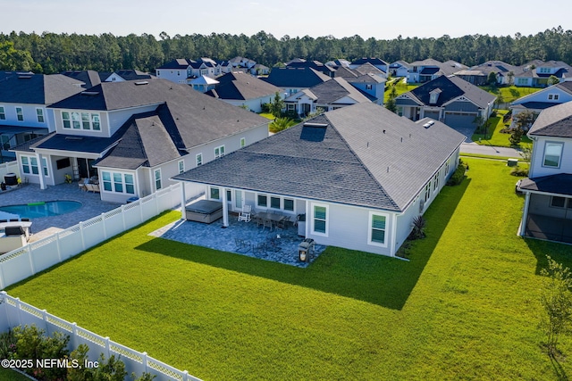 50 Tartan Ct, Saint Augustine, FL 32092 - aerial view of residential area featuring a pool area