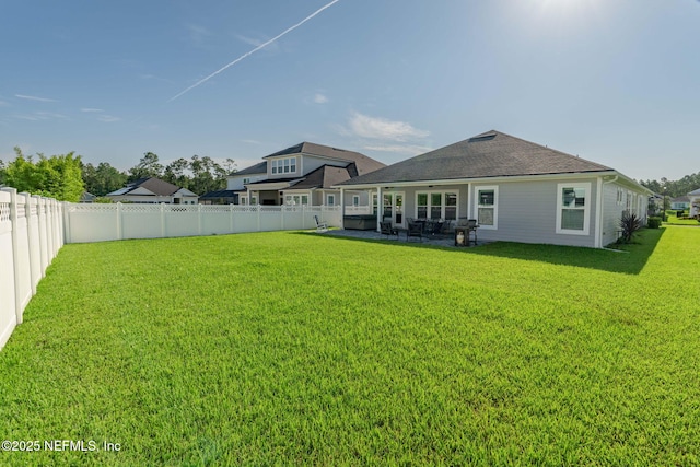 50 Tartan Ct, Saint Augustine, FL 32092 - rear view of house with a patio area and a fenced backyard