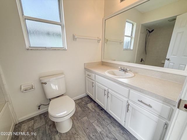 1736 Ashwood Cir, Middleburg, FL 32068 - full bathroom featuring vanity and a shower