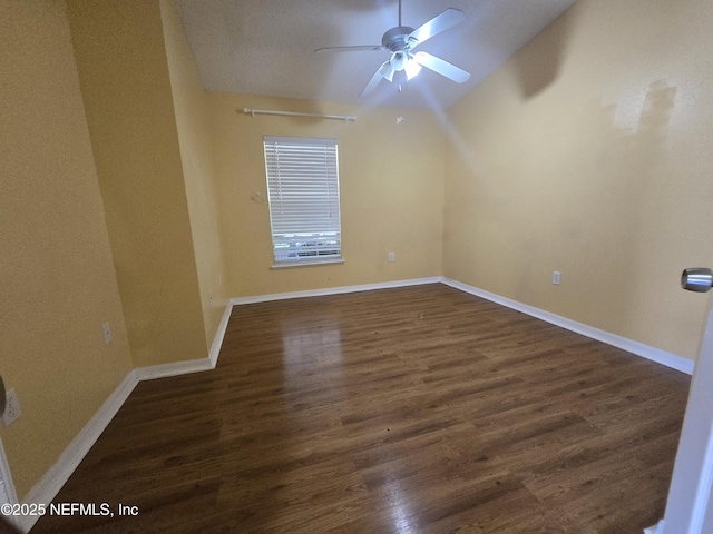 3472 Steelgate Ct, Middleburg, FL 32068 - spare room with ceiling fan and dark wood-style floors