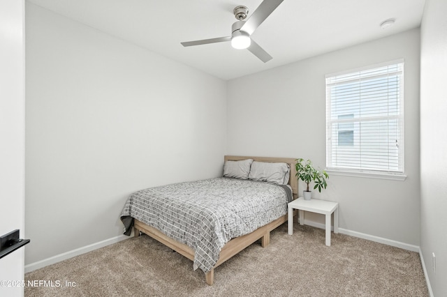 12191 Wynnfield Lakes Cir, Jacksonville, FL 32246 - carpeted bedroom featuring baseboards and ceiling fan