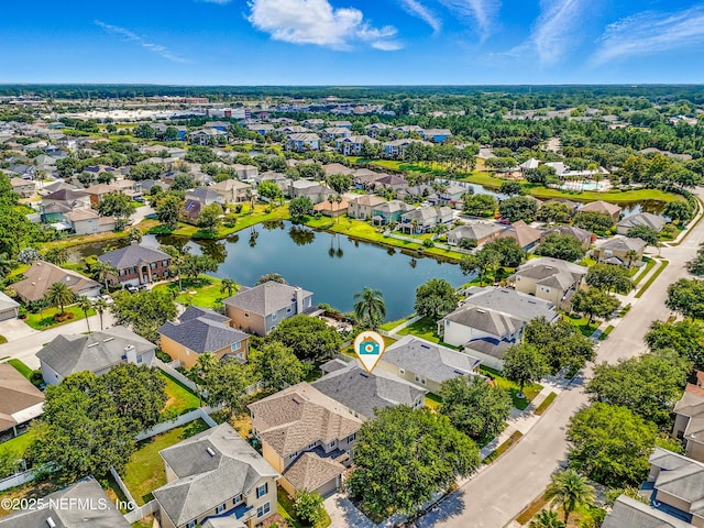 12191 Wynnfield Lakes Cir, Jacksonville, FL 32246 - aerial perspective of suburban area featuring a large body of water