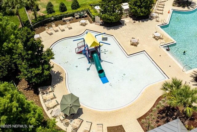 12191 Wynnfield Lakes Cir, Jacksonville, FL 32246 - bird's eye view of a pool