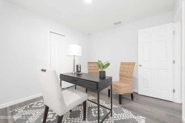 380 Jefferson Rd, Jacksonville, FL 32225 - office area with wood finished floors and baseboards