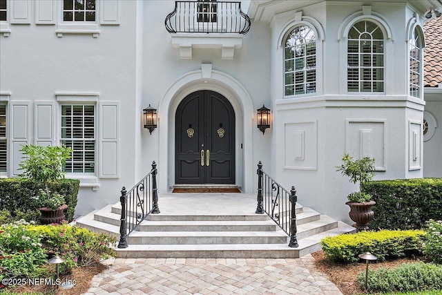 24736 Harbour View Dr, Ponte Vedra Beach, FL 32082 - property entrance featuring stucco siding