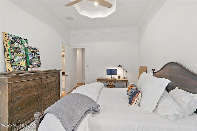24736 Harbour View Dr, Ponte Vedra Beach, FL 32082 - bedroom featuring crown molding