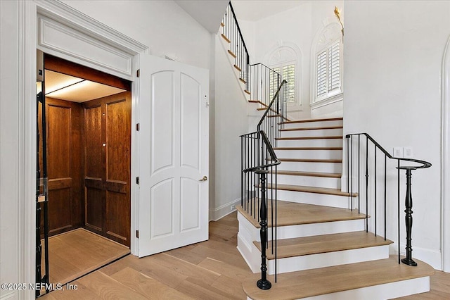 24736 Harbour View Dr, Ponte Vedra Beach, FL 32082 - stairway with wood finished floors
