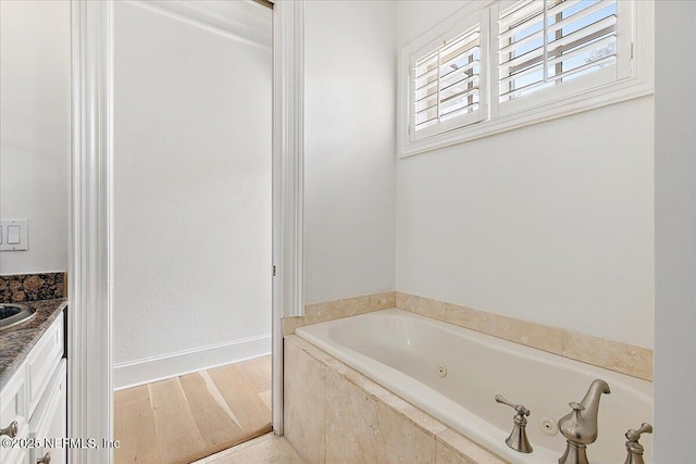 24736 Harbour View Dr, Ponte Vedra Beach, FL 32082 - full bath featuring a tub with jets and vanity