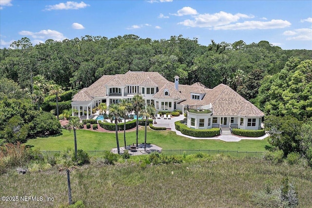 24736 Harbour View Dr, Ponte Vedra Beach, FL 32082 - view of subject property featuring a forest