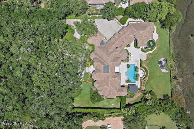 24736 Harbour View Dr, Ponte Vedra Beach, FL 32082 - aerial view of property and surrounding area with a pool area