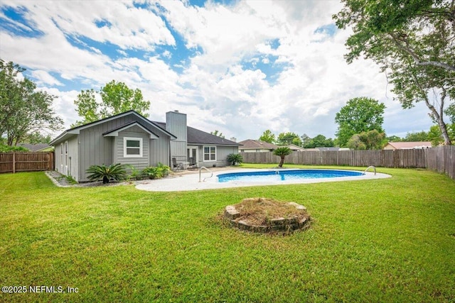 2168 Minorcan St, Middleburg, FL 32068 - view of pool featuring a fenced backyard and a patio area
