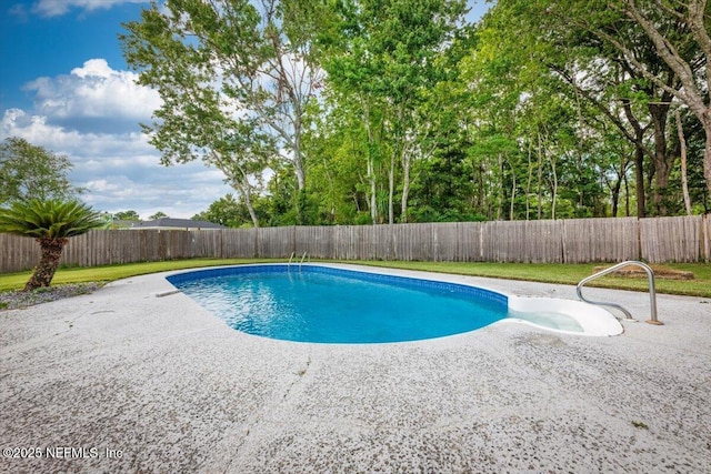 2168 Minorcan St, Middleburg, FL 32068 - view of swimming pool with a fenced backyard and a patio