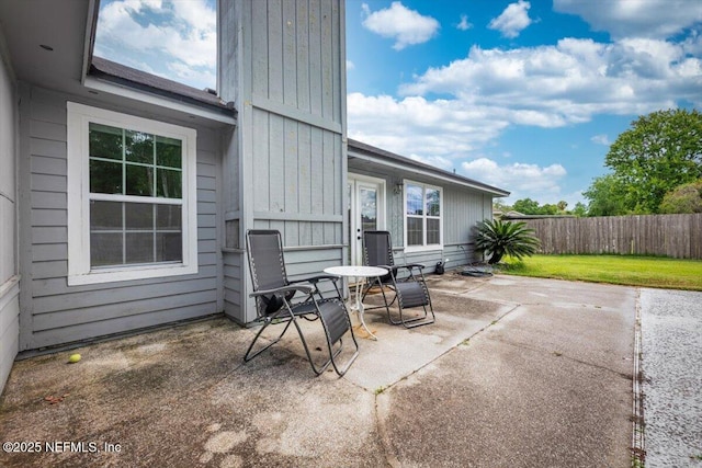 2168 Minorcan St, Middleburg, FL 32068 - fenced backyard featuring a patio area