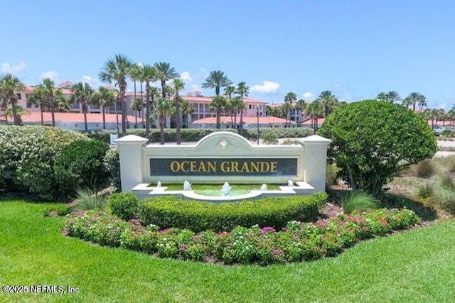 201 S Ocean Grande Dr Unit 104, Ponte Vedra Beach, FL 32082 - community sign with a yard