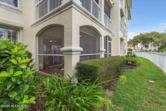 201 S Ocean Grande Dr Unit 104, Ponte Vedra Beach, FL 32082 - doorway to property with stucco siding